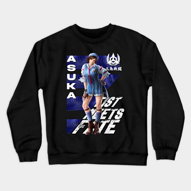 Asuka (Tekken 8) Crewneck Sweatshirt by wenderinf